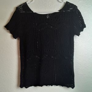 H&M crochet shirt